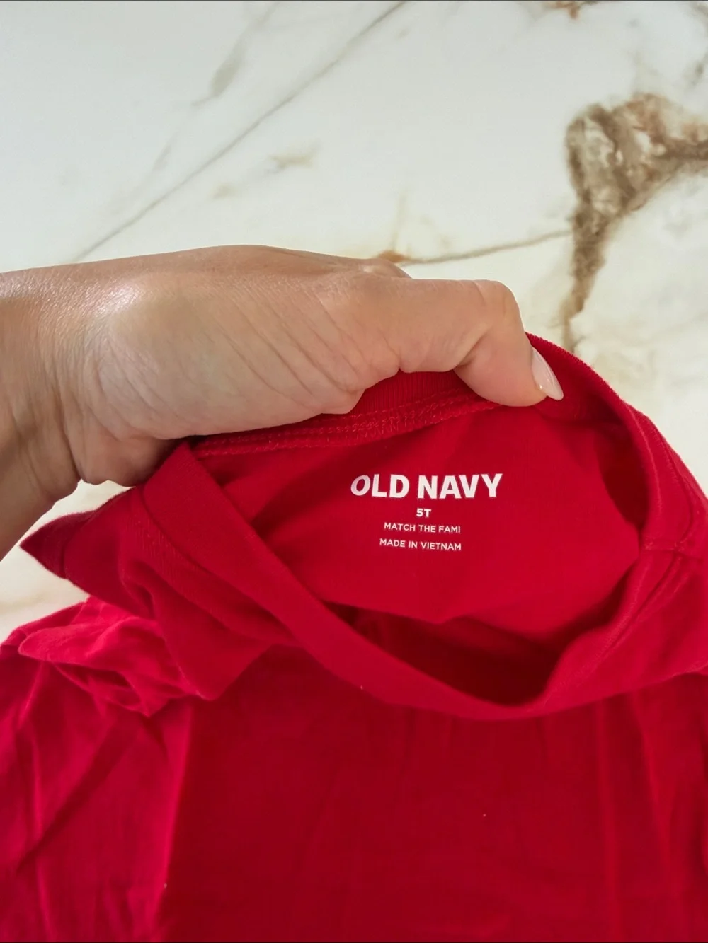 Old Navy Red 'Feliz Navidad' Kids Holiday Tee